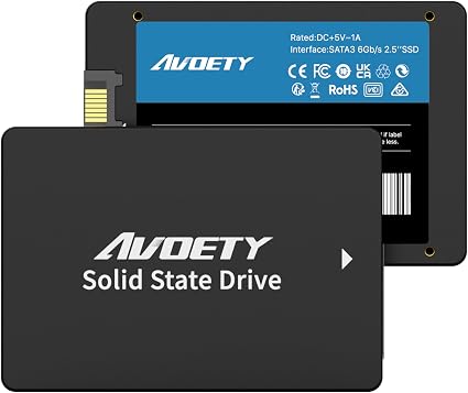 2.5" SATA III Internal SSD 1TB– 550MB/s Read Speed