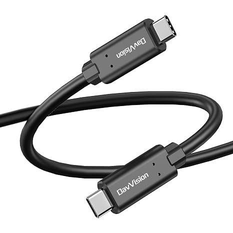 USB C Fiber Optic Cable 16.4FT Bidirectional Transmission, 10Gbps&PD 60W USB 3.2 Gen2 Tether Cable for Canon/Sony/Nikon,Ultra Slim & Soft for 4K Camera,Webcam,VR/AR,Video Conference