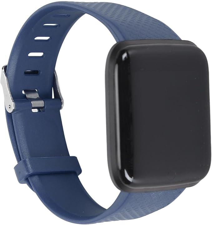 ASHATA Smart inch Fitness Tracker Watch, Sleep Tracker, Pedometer, IP68 Multiple Sports Modes, Smartwatch for Android for iOS (Blue)