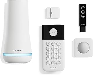 SimpliSafe 5 Piece Wireless Home Security System - Optional 24/7 Professional Monitoring - No Contract - Compatible with Alexa and Google Assistant,White - Image 1