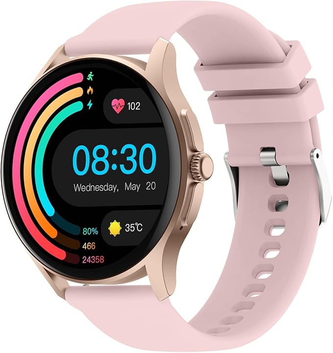 Smart Watches for Women Fitness Tracker with Heart Rate Sleep Monitor Multiple Sport Modes Calorie Step Counter for Android iOS