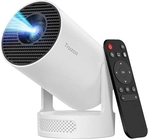 Mini Projector, Portable Projector 4K Support and 5W Speaker