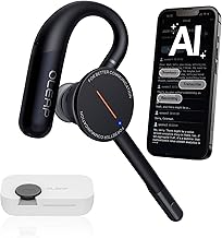 Archer AI Voice Recorder Earpiece, Wireless Single Ear Bluetooth Headset, Meeting Assistant with Transcription, AI Noise Canceling 50dB, AI Transcribe & Summarize with App for Office/Meeting/Driving - Image 1