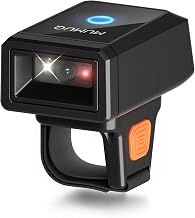 Bluetooth Ring Barcode Scanner, Wearable 1D/2D Bar Code Reader