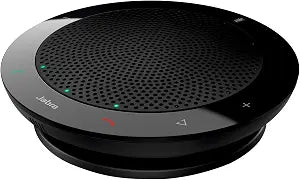 Jabra Speak 410 Corded Speakerphone for Softphones – Easy Setup, Portable USB Speaker for Holding Meetings Anywhere with Outstanding Sound Quality