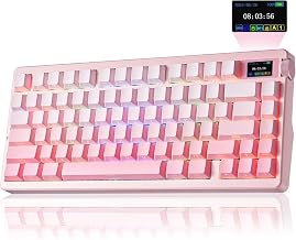 LeobogxAula Nova75 Wireless Mechanical Pink Keyboard,Gaming Keyboard - Image 1