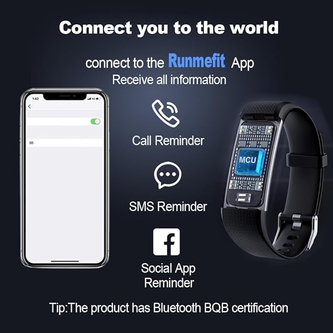 Fitness Tracker with Heart Rate Monitor/Step Counter/Calories, Activity Tracker Smart Watch Sleep Monitor IP68 Health Tracker Pedometer for Man Women