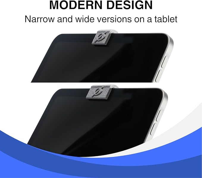 Webcam Cover Slide for Laptop Camera Privacy, Flexible Webcam Cover for MacBook, iPad and PC, Easy Install No Adhesive, No Residue, Made in the USA, 6 Pack
