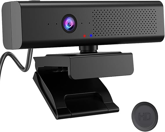 Camera and Speaker with Microphone for Desktop Computer