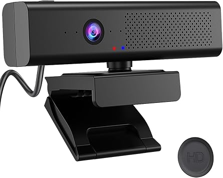 Camera and Speaker with Microphone for Desktop Computer