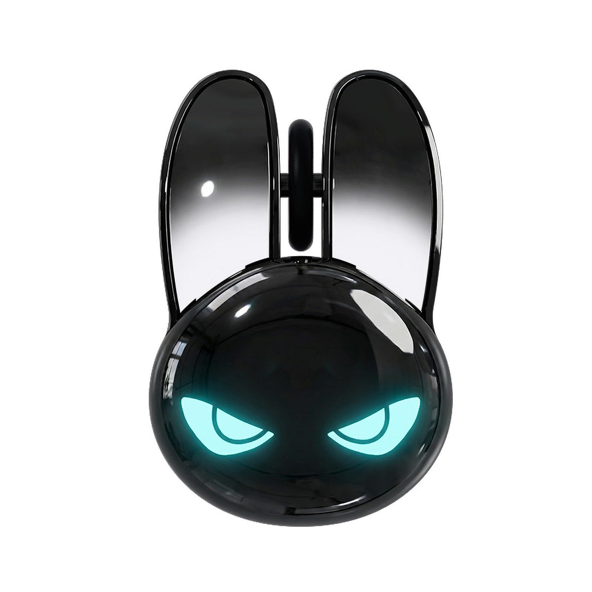 Wireless Gaming Mouse, RGB Light Eyes, Evil Bunny Design, 2.4G/BT