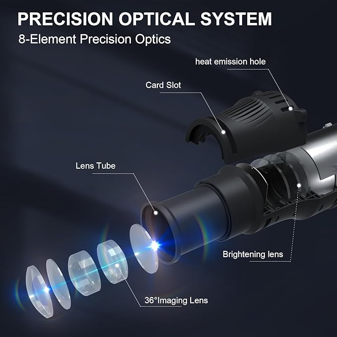 WELLMAKING Bowens Mount Optical Snoot Conical S-290 Kit. Adjustable Focus, 36° Lens, Aperture Modifier, 4 Color Filters, and 12 Gobos; for Photography, LED and Strobe Light, Studio Video Artist
