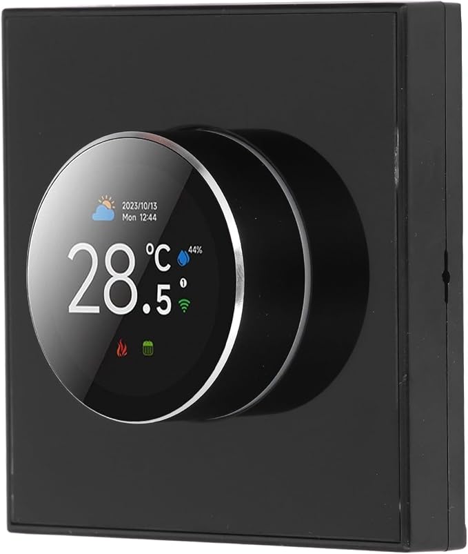 WiFi Smart Thermostat,Temperature Controller,Smart Thermostat for Home,Voice Compatible with Tuya,Heating Digital Thermometer with 1.32in TFT Screen