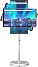 21.5" FHD Portable Smart TV on Wheels, Android 13 OS,6GB+128GB Storage - Image 1