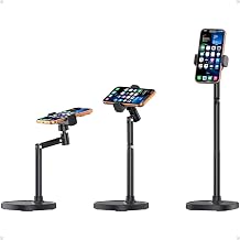 Cell Phone Stand for Desk, Adjustable Angles & Height
