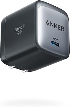Anker Nano 65W GaN II PPS USB C Charger, Fast Compact Foldable Charger