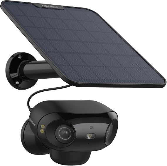 REOLINK 4K 180° Dual-Lens ColorX Night Vision Solar Camera Outdoor Wireless