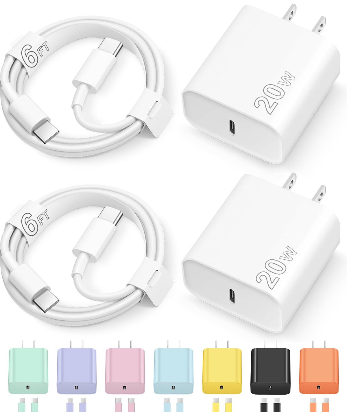 iPhone 17 16 15 Charger Fast Charging Type C Charger | Charging & Powe - Image 1