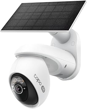 Tapo 4K Outdoor Pan/Tilt Wireless Security Camera, Solar Charging, C660 KIT