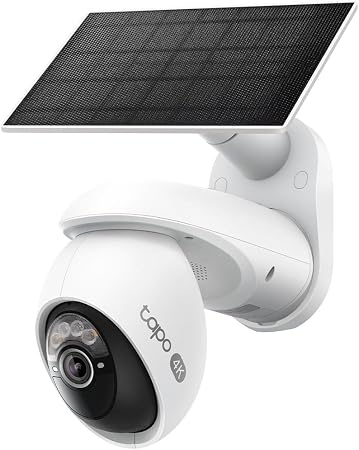 Tapo 4K Outdoor Pan/Tilt Wireless Security Camera, Solar Charging, C660 KIT
