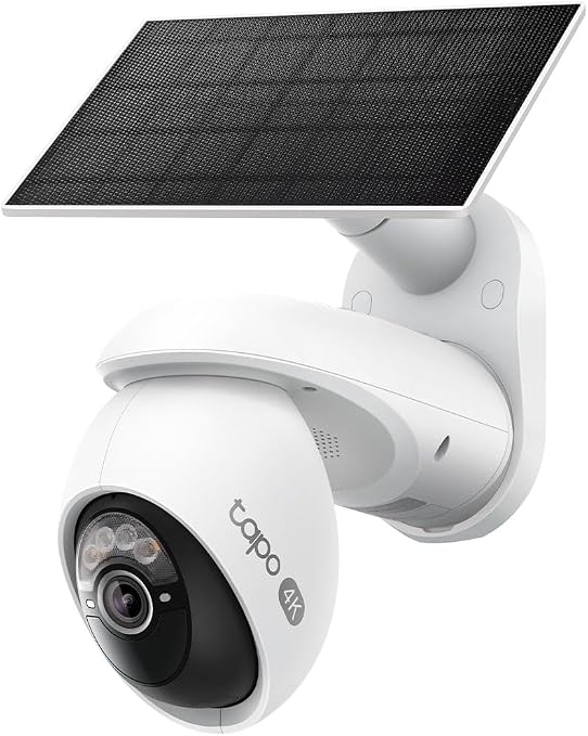 Tapo 4K Outdoor Pan/Tilt Wireless Security Camera, Solar Charging, C660 KIT
