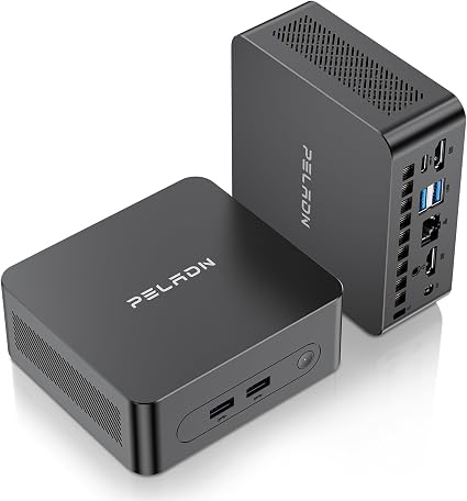PELADN WI7 Intel Pentium Gold 7505 Mini PC Computer 16GB LPDDR4 512GB SSD