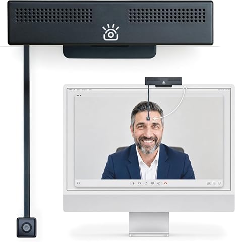 iContact Camera Pro 4K Eye Contact Webcam, Eye Level Cam for PC & Mac