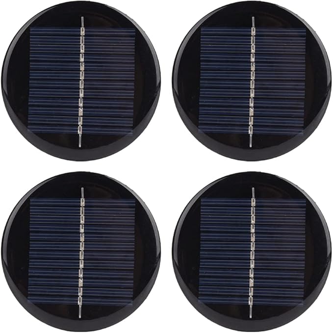 Solar Panel, Portable Lightweight 4PCS Solar Charger Set for Camping Hiking RV Travel Emergency Power Outdoor Enthusiasts