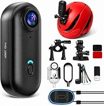 JETO 1080P Mini Body Camera 128GB, Wearable Motorcycle Camera WiFi POV - Image 1