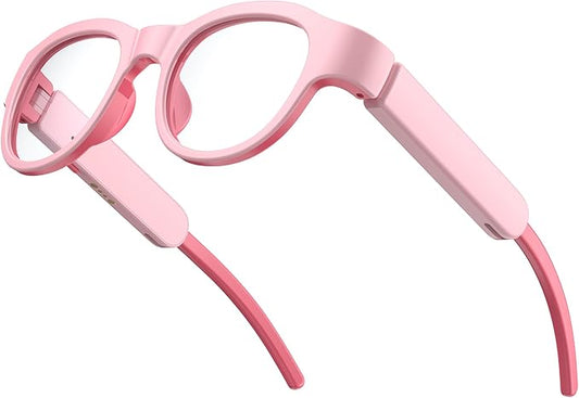 Kids Blue Light Glasses with Bluetooth Audio,Smart glasses,RGB 7-color light, Kids Smart Glasses Gifts