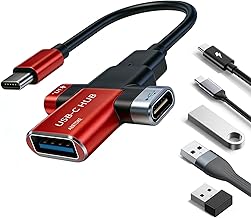 Small USB C HUB 3-in-1 USB Adapter for Carrying on Business Trips/Travels.