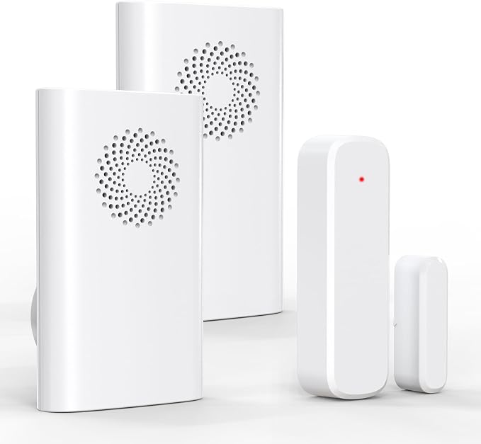 Wireless Door Chime, Door Sensor Chimes When Door Opens/Business Entering