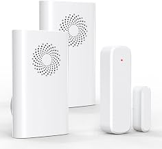 Wireless Door Chime, Door Sensor Chimes When Door Opens/Business Entering