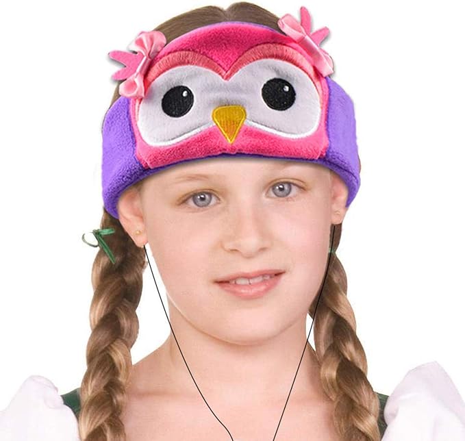 Contixo H1 Kids Headphones, 85dB Volume Limiting with Adjustable Speakers Soft Children Fleece Headband Toddler Headphones