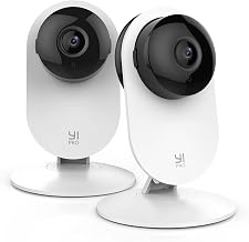 YI Pro 2K Home Security Camera 2Packs,2.4GHz WiFi with Smart Detection