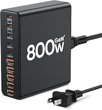 800W USB C Charger Block,10-Port GaN Charging Station - Image 1