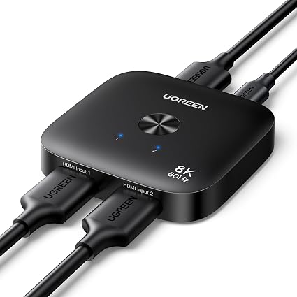 UGREEN HDMI 2.1 Switch 2 in 1 Out 8K@60Hz, HDR10+, VRR, 4K@240Hz