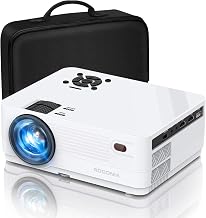 Roconia 5G WiFi Bluetooth Native 1080 Projector, 18000LM Full HD Movie Projector, 300" Display Support 4k Home Theater, Compatible with iOS/Android/XBox/PS4/TV Stick/HDMI/USB (White) - Image 1