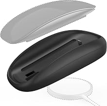 TATOFY Mouse Charger Compatible with Magic Mouse 2 (Lighting) Grip with Wireless Charging Support, Ergonomic Base (Black) - Image 1