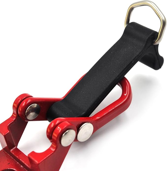 (8 Pack) Shovel Mount for Roof Rack, Metal Rubber Clamp Wall Mounting Brackets, Axe Holder Clamp Mount Kit for Roof Rack Truck Boats Military Equipment and Tools, Red