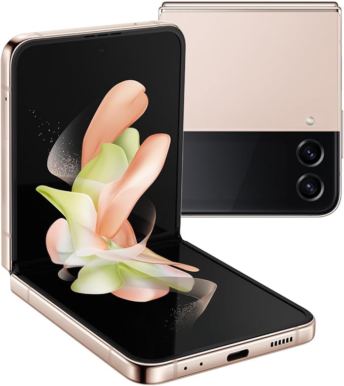 Samsung Galaxy Z Flip 4 5G, US Version, 512GB, Pink Gold - Unlocked (Renewed)