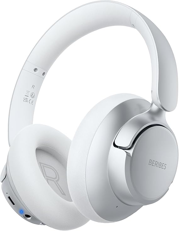 BERIBES Hybrid Active Noise Cancelling Headphones Wireless Over Ear 70Hours