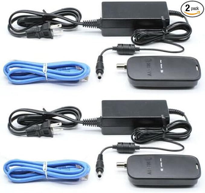 DirecTV Broadband Deca Ethernet to Coax Adapter - 3rd Generation (2 Pack)