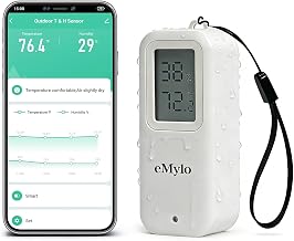 eMylo WiFi Thermometer Hygrometer, IP65 Waterproof Wireless Indoor Outdoor - Image 1