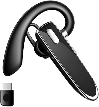 Bluetooth 6.1 Headset,Wireless Earpiece with USB Dongle for PC