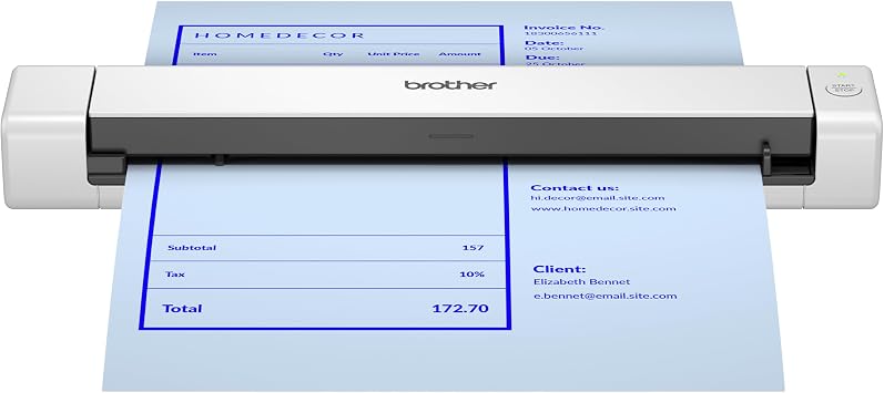 Brother DS-640e Compact Portable Document Scanner