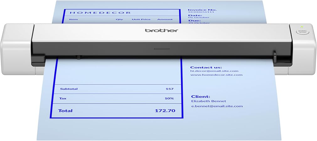 Brother DS-640e Compact Portable Document Scanner