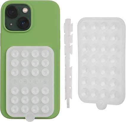 OCTOBUDDY Double - Silicone Double-Sided Suction Phone Case - Transparent
