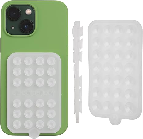 OCTOBUDDY Double - Silicone Double-Sided Suction Phone Case - Transparent