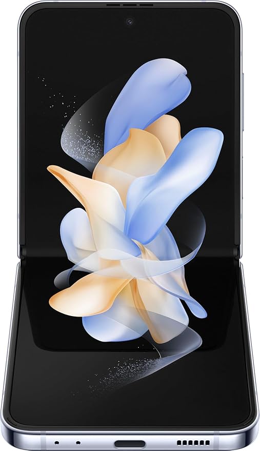 SAMSUNG Galaxy Z Flip 4 5G, US Version, 128Gb, Blue - Unlocked (Renewed)